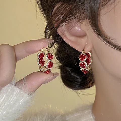 ARETES ROSAS CLASSIC